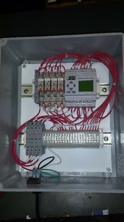 inside wiring of control panel